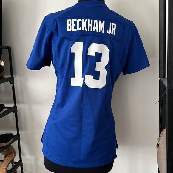 NFL on Field Beckman Jr. Blue and White Jersey #13 - Picture 7 of 9